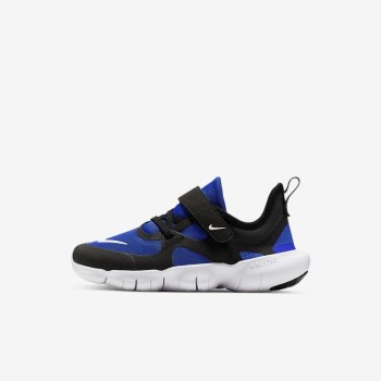 Nike Free RN 5.0 - Fiatalabb Gyerek Futócipő - Kék/Fehér/Fekete